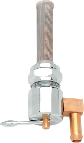 DRAG SPECIALTIES Down Round Petcock - Chrome 03-0074