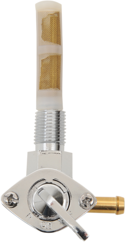 DRAG SPECIALTIES 90 Degree Petcock - Chrome - 1/4" NPT T03-0075R