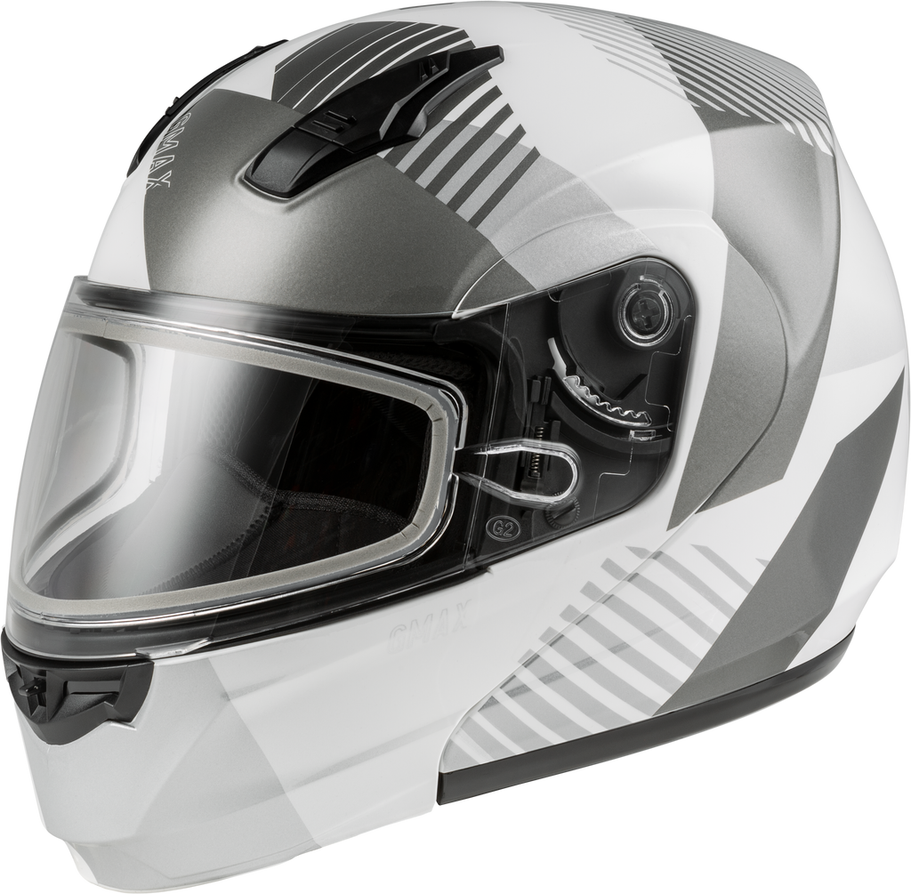 Md 04s Modular Reserve Snow Helmet White/Silver Xl