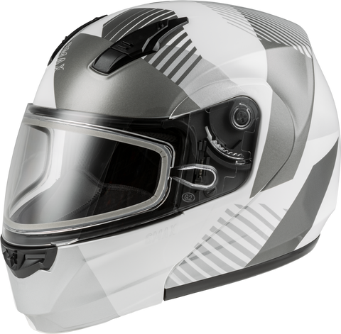 Md 04s Modular Reserve Snow Helmet White/Silver Xl