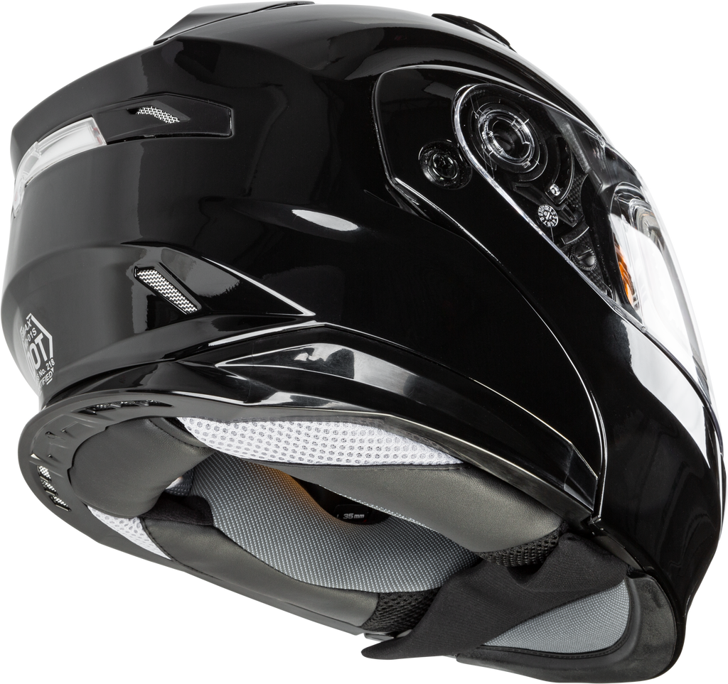 Md 01s Modular Snow Helmet W/Electric Shield Black Md