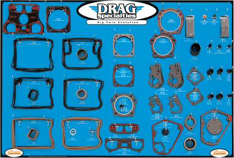DRAG SPECIALTIES Gasket Board - Big Twin 0934-0274