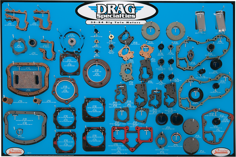 DRAG SPECIALTIES Gasket Board - Big Twin 0934-0275
