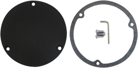 DRAG SPECIALTIES Derby Cover - Wrinkle Black 33-0017KWB