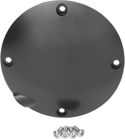 DRAG SPECIALTIES Derby Cover - Satin Black - '94-'03 XL 33-0016KSB