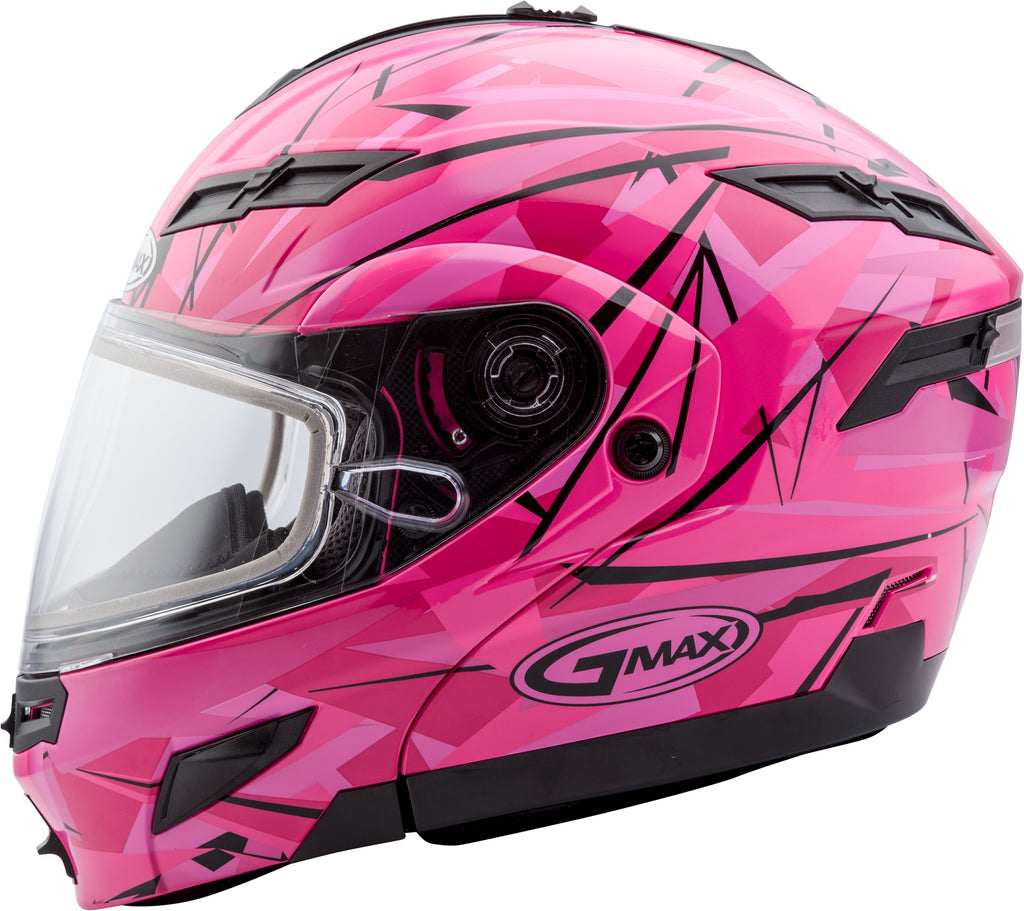 Gm 54s Modular Scribe Snow Helmet Hi Vis Pink Xl