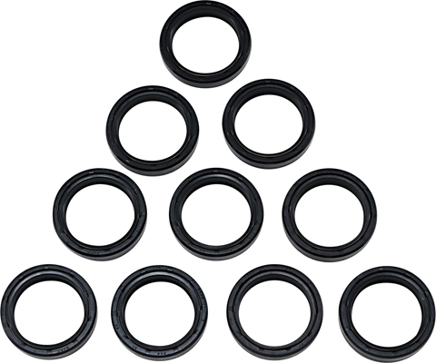 DRAG SPECIALTIES Fork Oil Seals - 41 mm - Showa Forks - 10-Pack 55-119-10