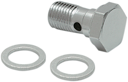 DRAG SPECIALTIES Banjo Bolt - 3/8-24 x 3/4" 107