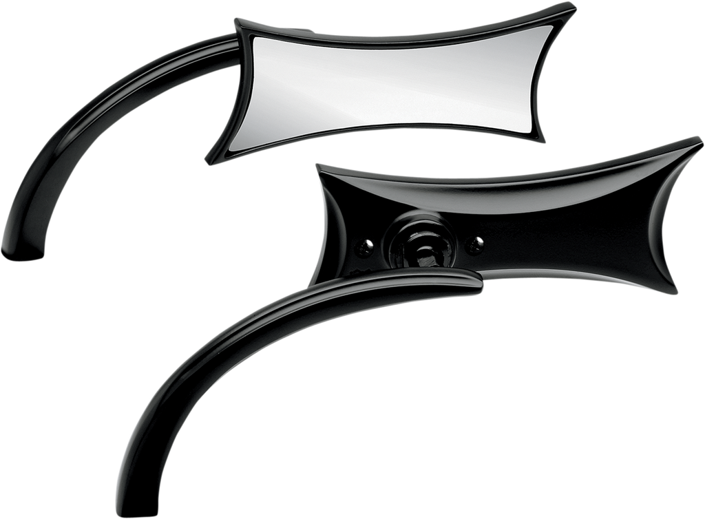 ARLEN NESS Mirror - Micro - Four-Point - Side View - Rectangle - Black - Right 13-419