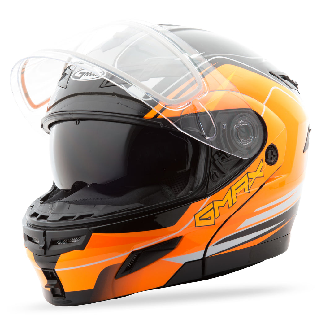 Gm 54s Modular Terrain Snow Helmet Black/Hi Vis Orange Xl