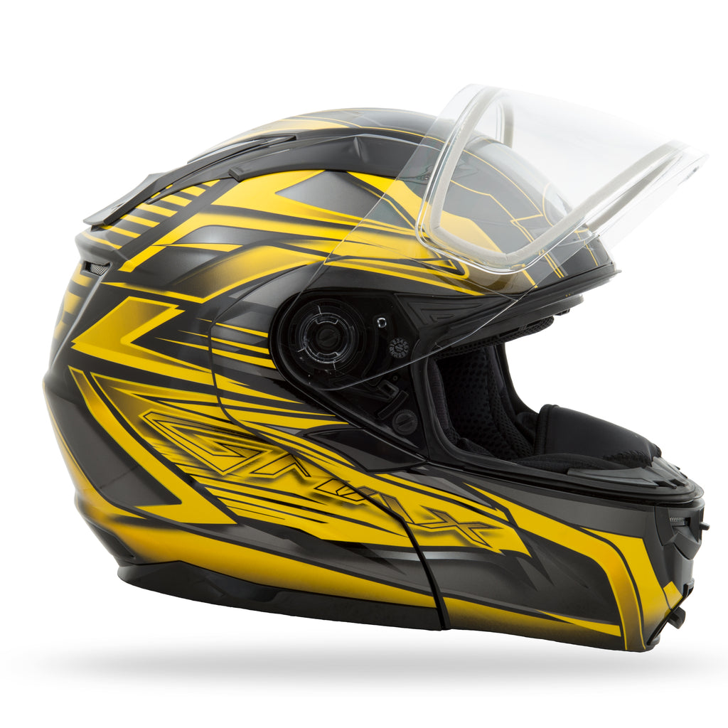 Gm 64s Modular Carbide Snow Helmet Black/Yellow Xs