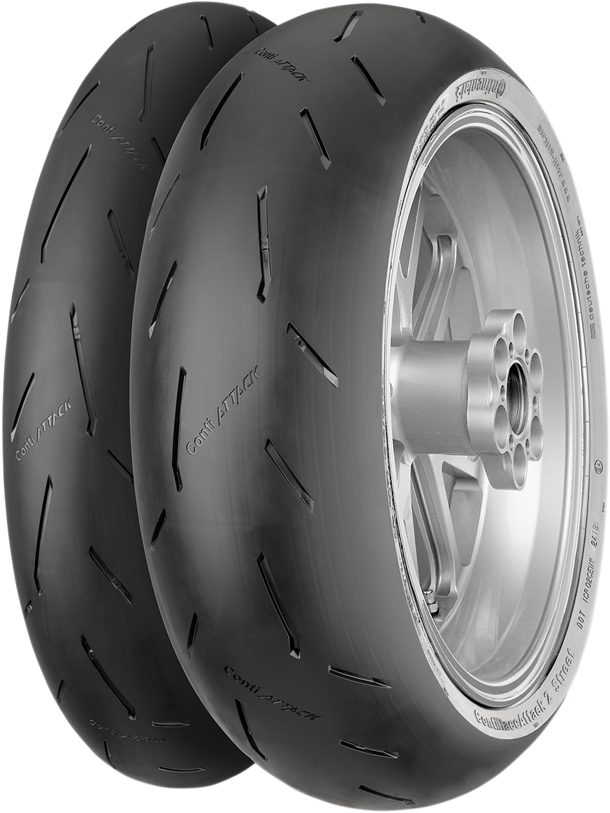 CONTINENTAL Tire - ContiRaceAttack 2 Street - Rear - 190/55R17 - (75W) 02446610000