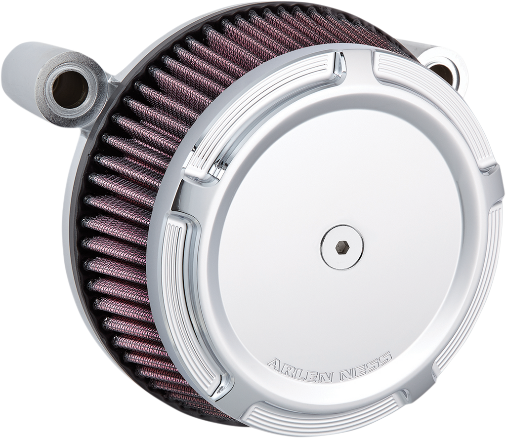 ARLEN NESS Beveled Synthetic Stage-1 Air Cleaner - Chrome 50-845