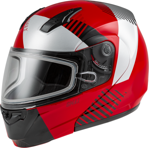 Md 04s Modular Reserve Snow Helmet Red/Silver/Black Xl