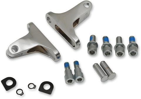 DRAG SPECIALTIES Passenger Footpeg Mount - Chrome 77825