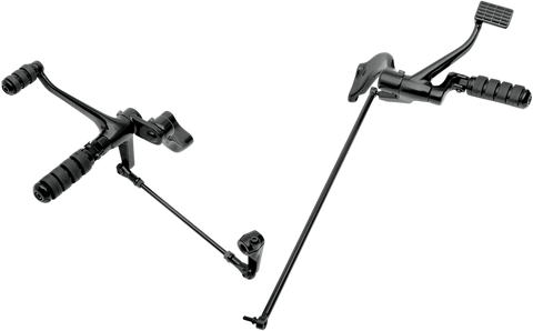 DRAG SPECIALTIES Forward Control - 2" Extended - Black - XL 056221