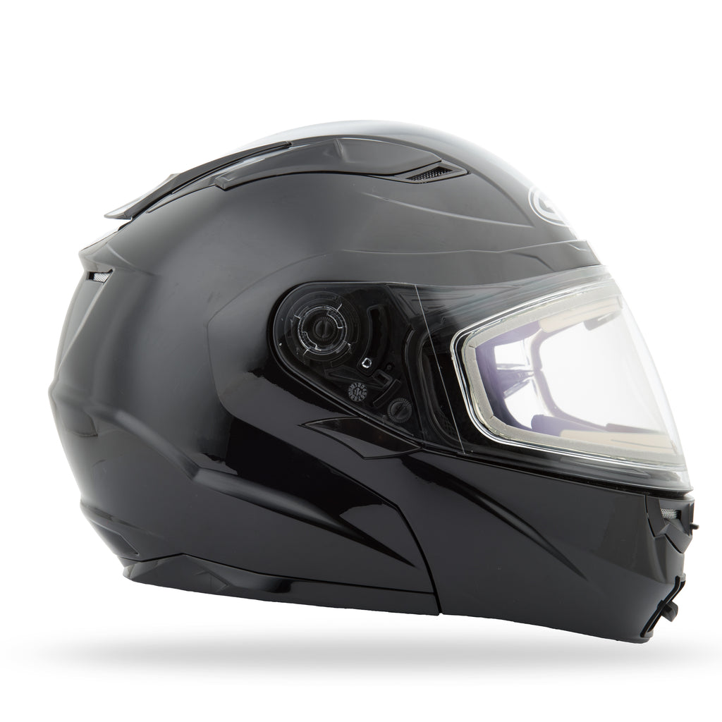 Gm 64s Modular Helmet Carbide W/Electric Shield Black Xs