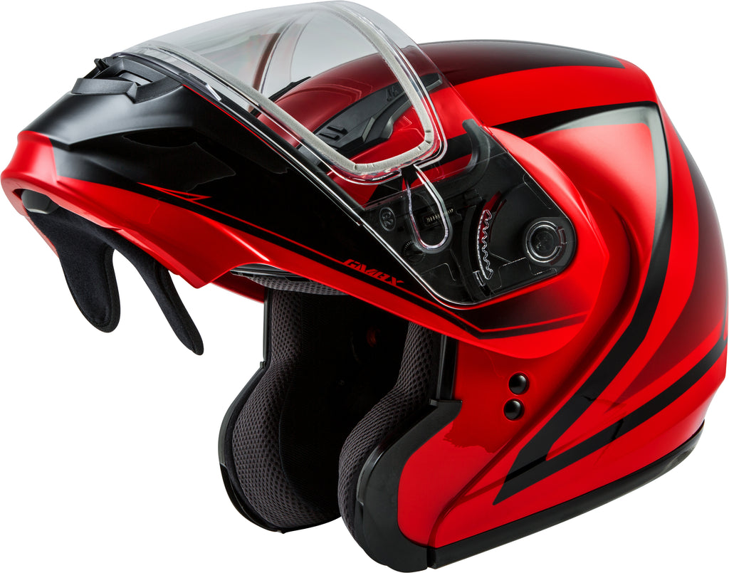 Md 04s Modular Docket Snow Helmet Red/Black Md