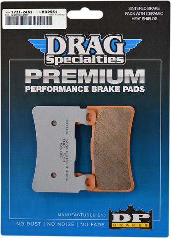 DRAG SPECIALTIES Sintered Brake Pads - Softail HDP551