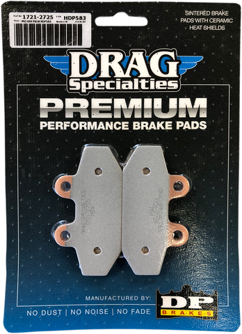 DRAG SPECIALTIES Sintered Metal Brake Pads - Softail HDP583