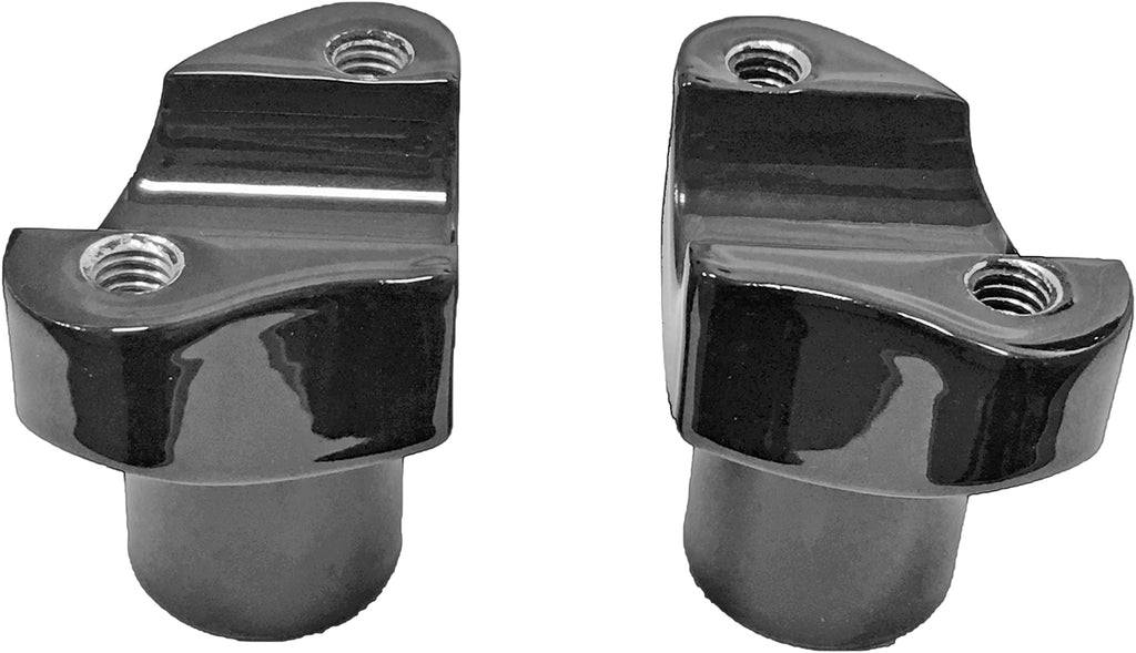 Forged Handlebar Riser Black Straight 2"