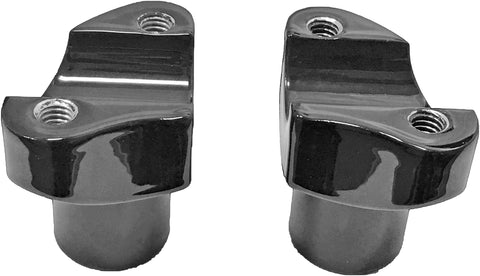 Forged Handlebar Riser Black Straight 2"