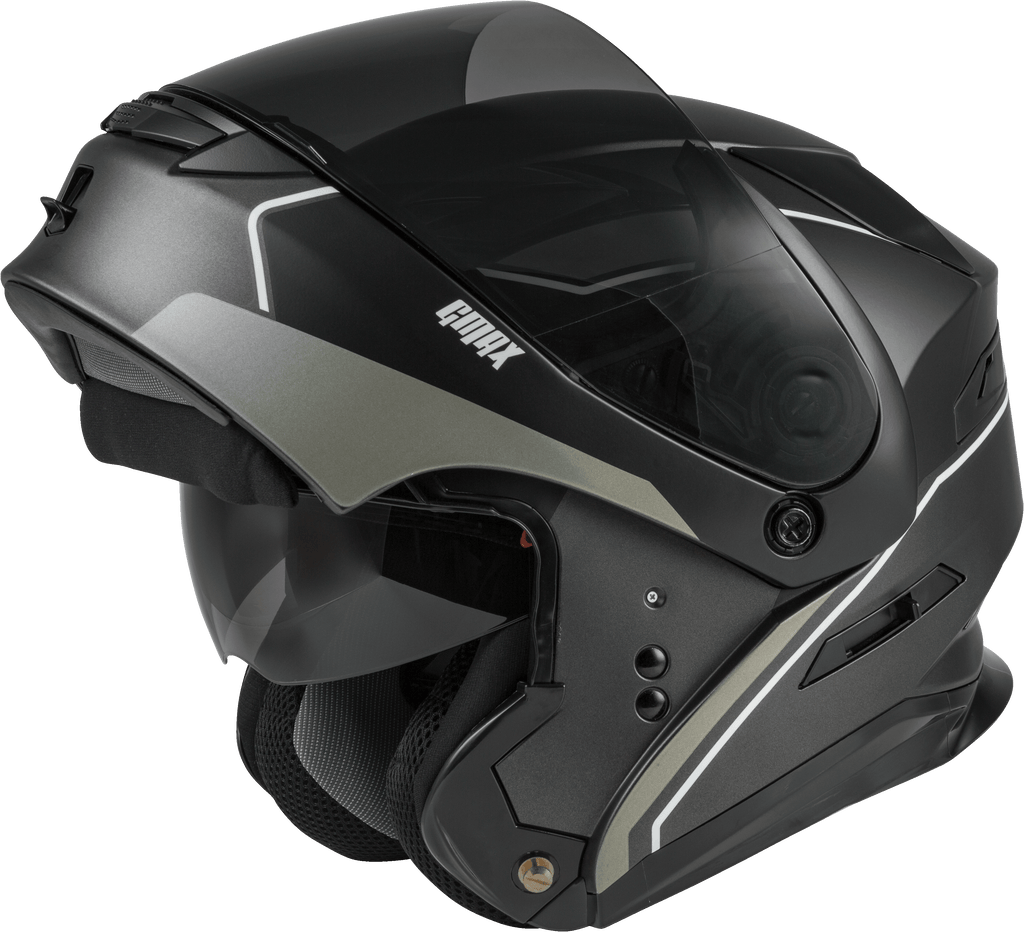 Md 01 Modular Exploit Helmet Matte Black/Silver Sm