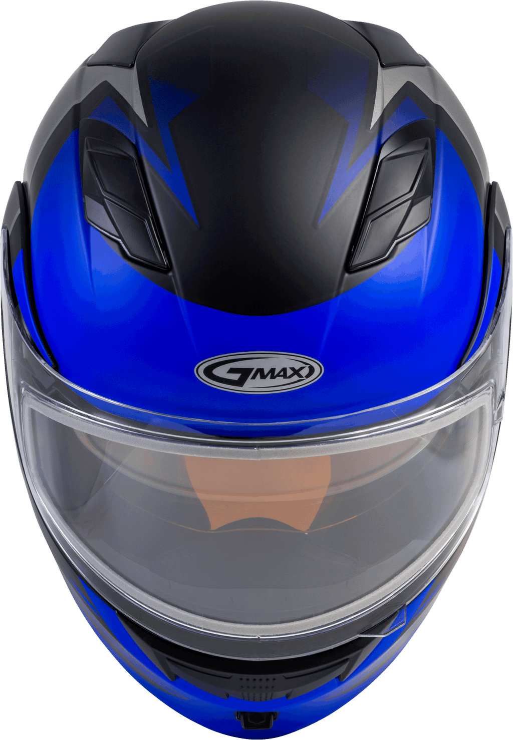 Md 01s Modular Snow Helmet Descendant Matte Black/Blue 2x