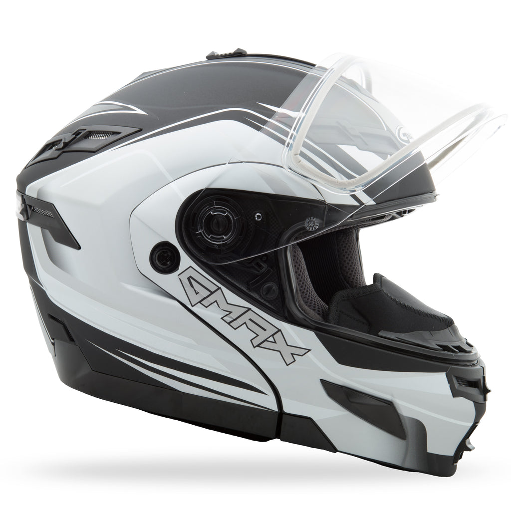 Gm 54s Modular Helmet Terrain Matte Black/White 3x