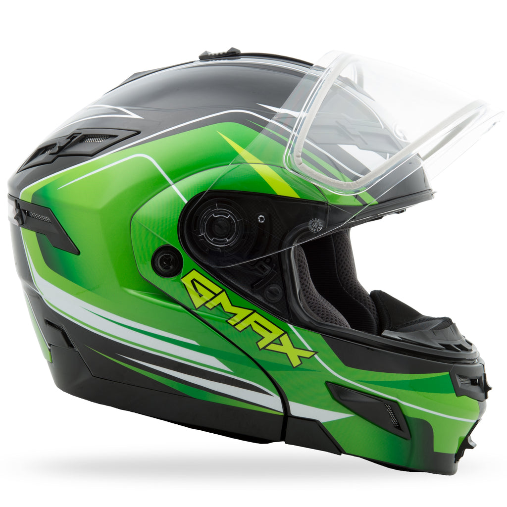 Gm 54s Modular Terrain Snow Helmet Black/Green Xs