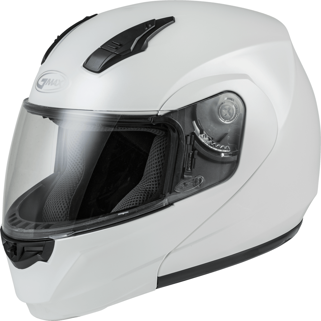 Md 04 Modular Helmet Pearl White 3x