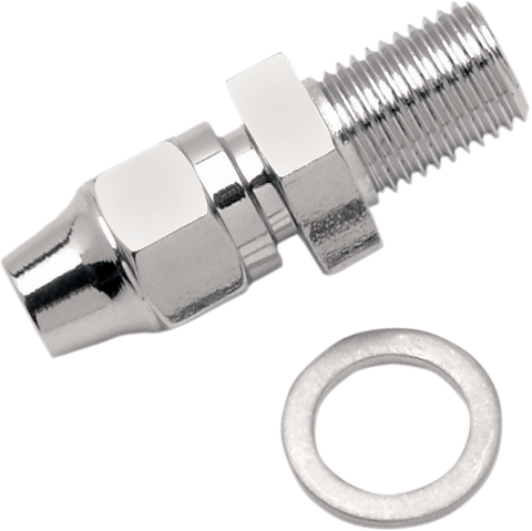 DRAG SPECIALTIES Brake Line Fitting - 3/8-24 - Straight 342