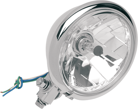 DRAG SPECIALTIES Bottom Mount Springer Headlight - 5-3/4" - Chrome 20-6035WI