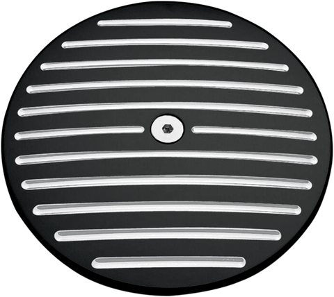 PRO-ONE PERF.MFG. Ball-Milled Air Cleaner Cover - Black - Big Twin 202090B