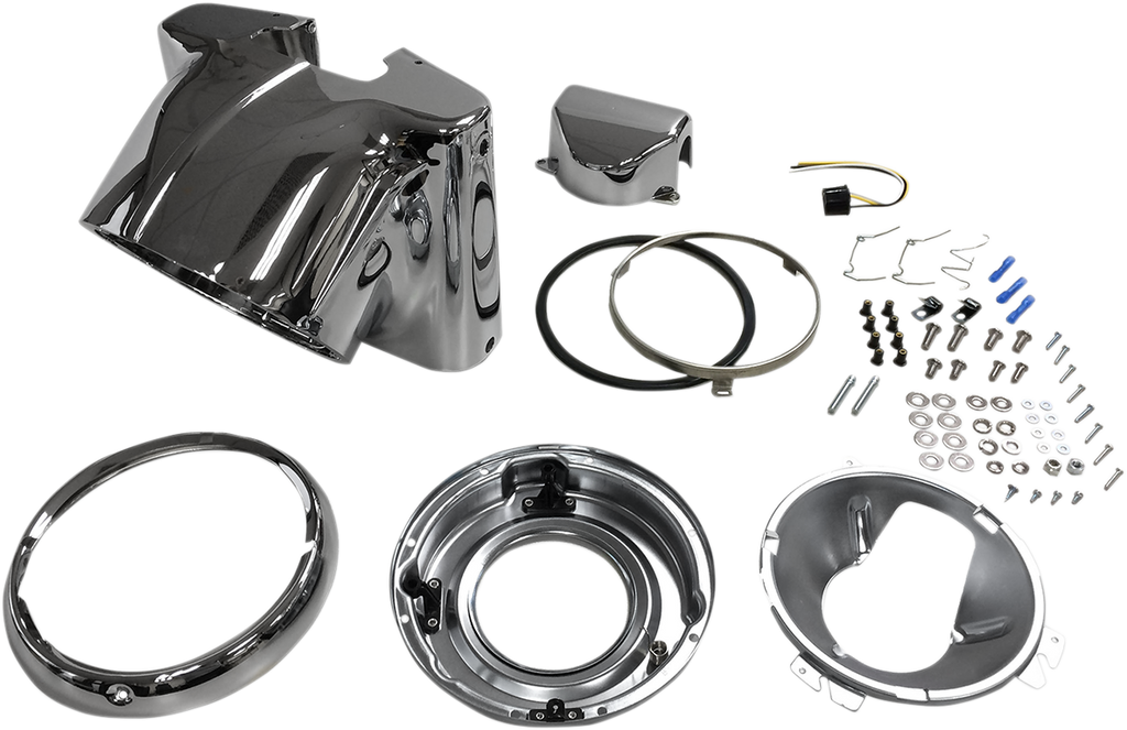 DRAG SPECIALTIES 7" Nacelle Headlight Kit - Chrome L20-0629C