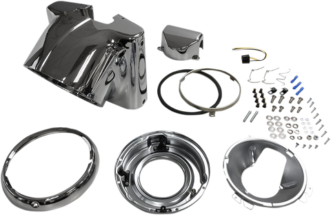 DRAG SPECIALTIES 7" Nacelle Headlight Kit - Chrome L20-0629C