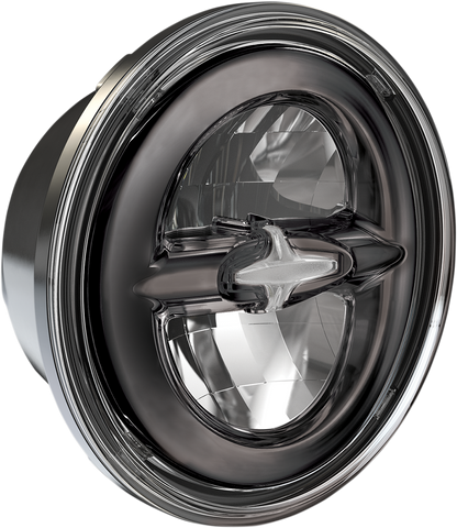 DRAG SPECIALTIES 5.75" Reflector Style LED Headlamp - Dark Chrome 0555954