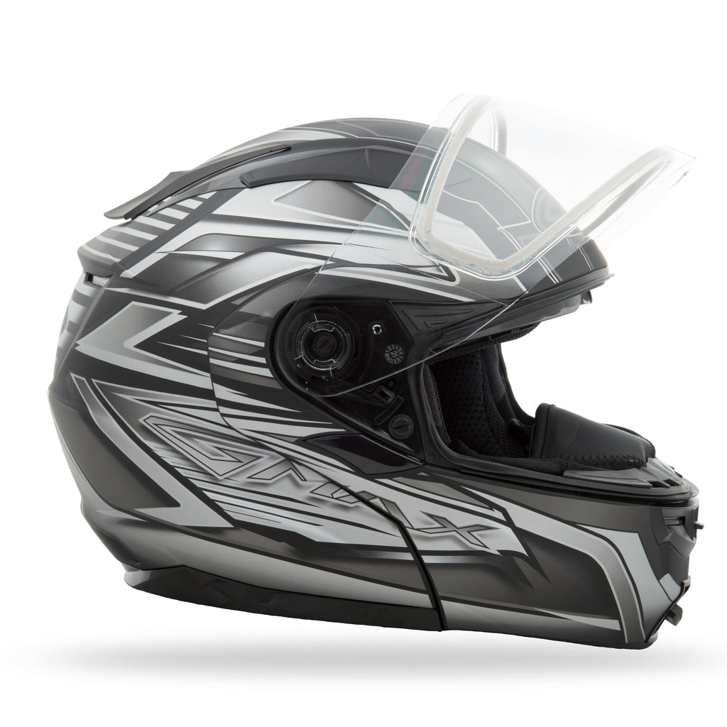 Gm 64s Modular Carbide Snow Helmet Matte Blk/Dark Sil Sm
