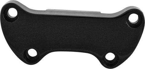 Handlebar Clamp Black Plain W/Skirt