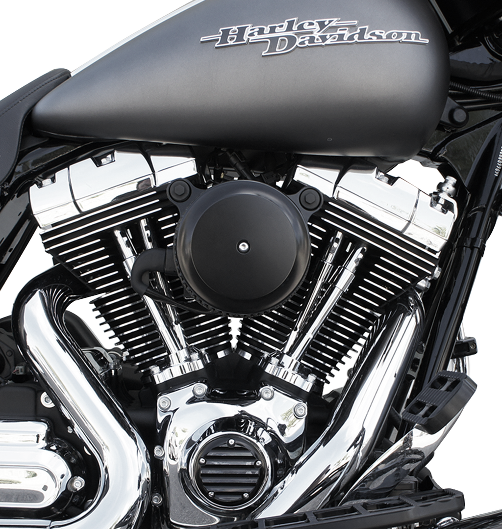 JOKER MACHINE Smooth Air Cleaner Cover - Black 02-222-1