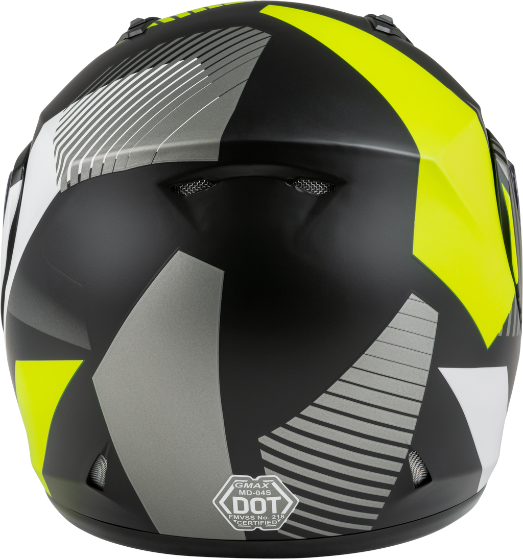 Md 04s Modular Reserve Snow Helmet Matte Black/Hi Vis 2x