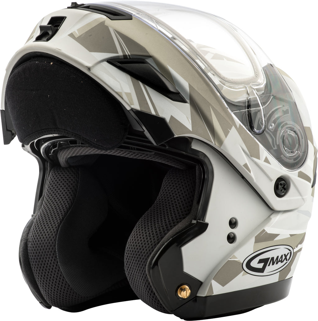 Gm 54s Modular Scribe Snow Helmet Matte White/Grey Md