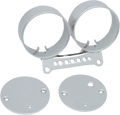 DRAG SPECIALTIES Dual Gauge Bracket -  Chrome T21-6924