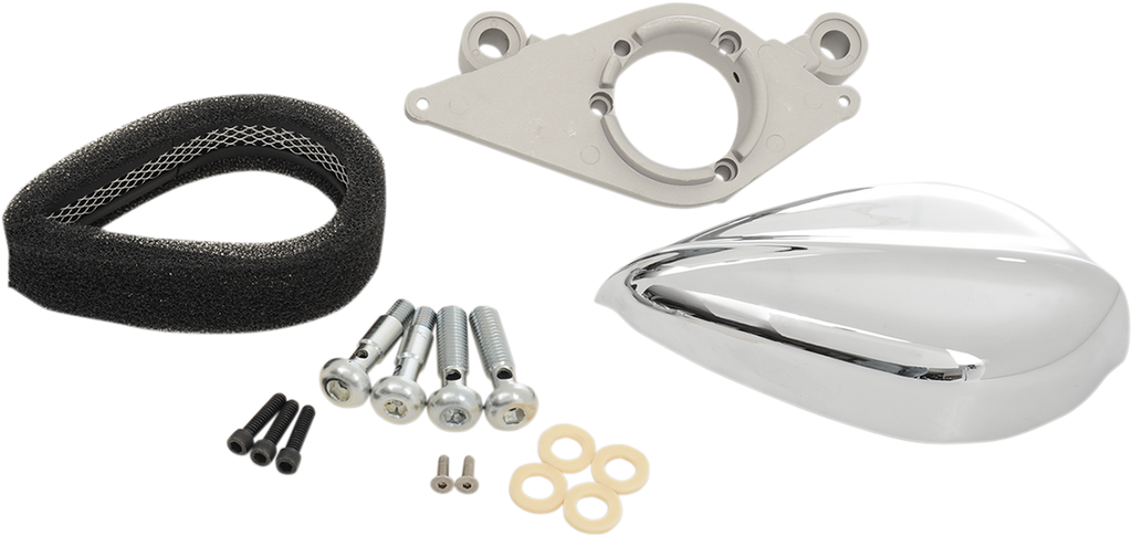 PAUGHCO Ribbed Teardrop Air Cleaner - CV 701-201