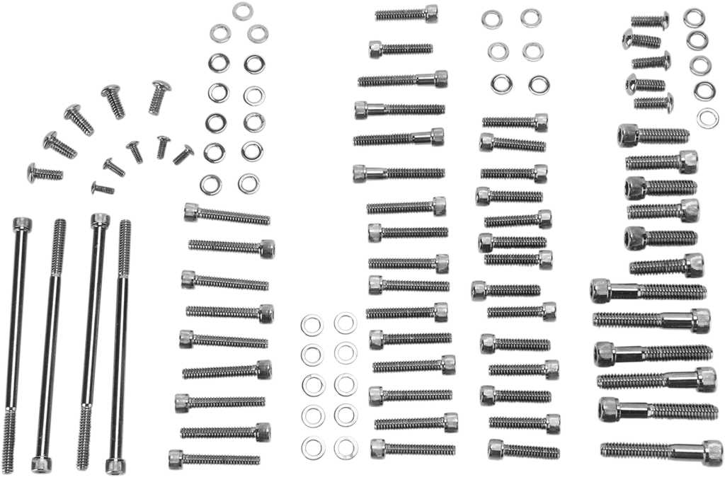 DRAG SPECIALTIES Bolt Kit - Smooth - Motor MK699SBK