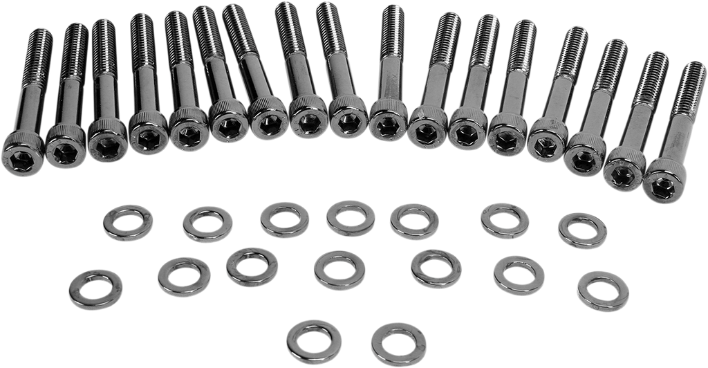 DRAG SPECIALTIES Bolt Kit - Knurled - Primary MK685BK