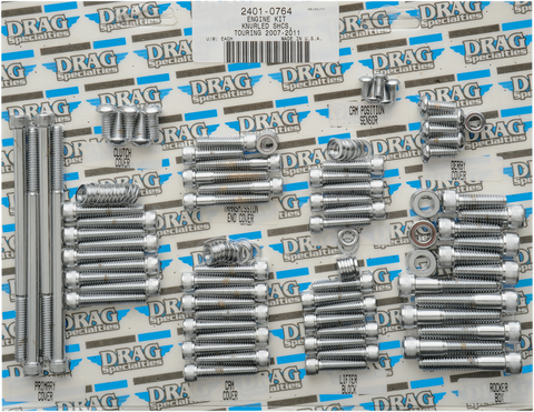 DRAG SPECIALTIES Bolt Kit - Motor - Knurled - Touring MK700