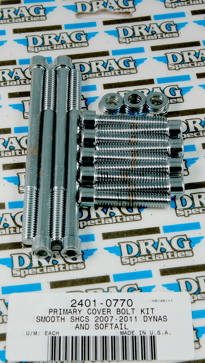 DRAG SPECIALTIES Bolt Kit - Primary - Smooth - Softail MK672S
