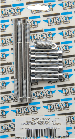 DRAG SPECIALTIES Bolt Kit - Primary - Smooth - Touring MK673S
