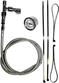 FEULING OIL PUMP CORP. Remote Oil Pressure Gauge/Line Kit - Stainless/Chrome 9018